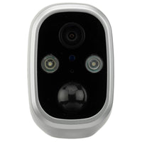 Brilliant Silver Smart WiFi Rechargeable Camera with Light