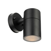 Brilliant Black Tate Fixed DIY Wall Light with LED Globe