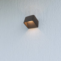 Brilliant Imogene Black LED Wall Light