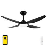 Brilliant Amari Black Smart Wi-Fi DC Ceiling Fan