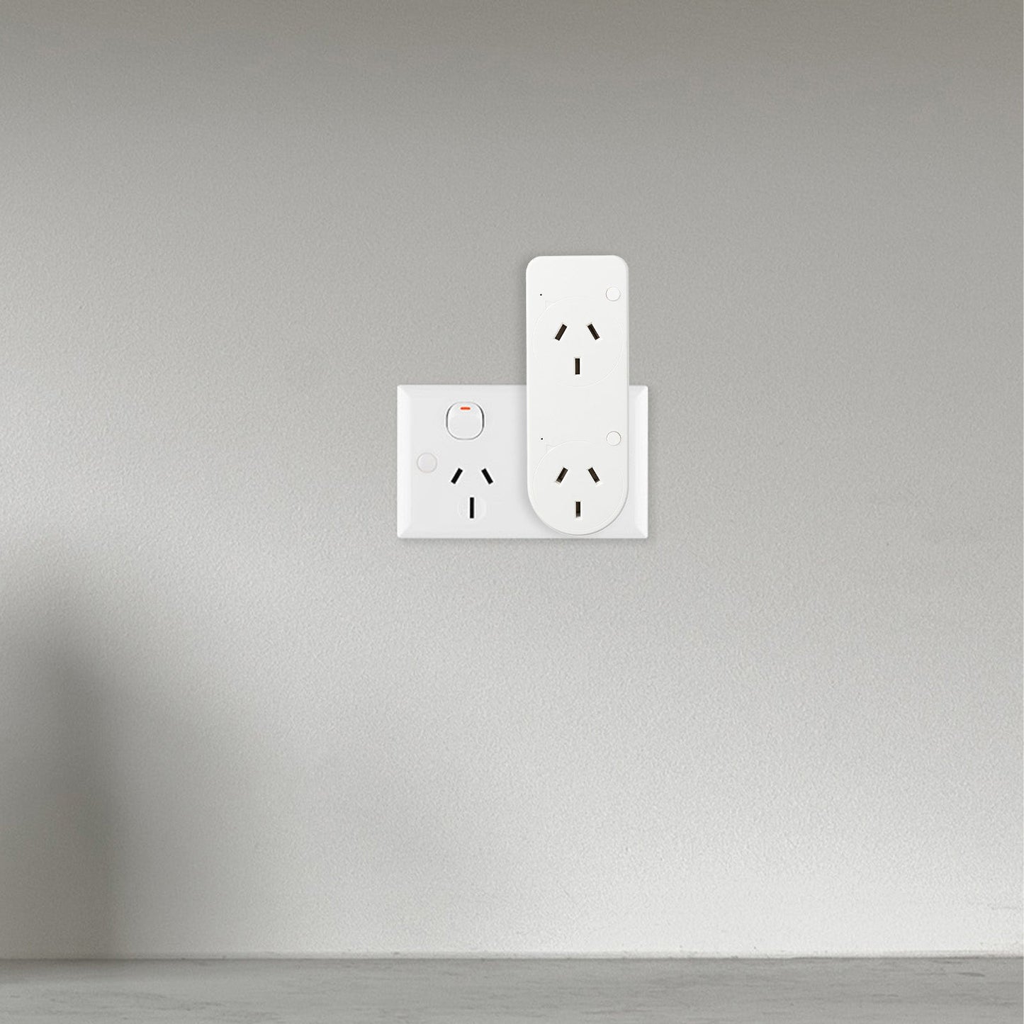 Brilliant White Cannes Smart WiFi Double Plug with USBA and USBC Cha