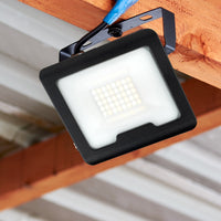 Brilliant Black Rawson 50W CCT Slim DIY Floodlight