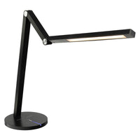 Brilliant Concertina Black Desk Lamp