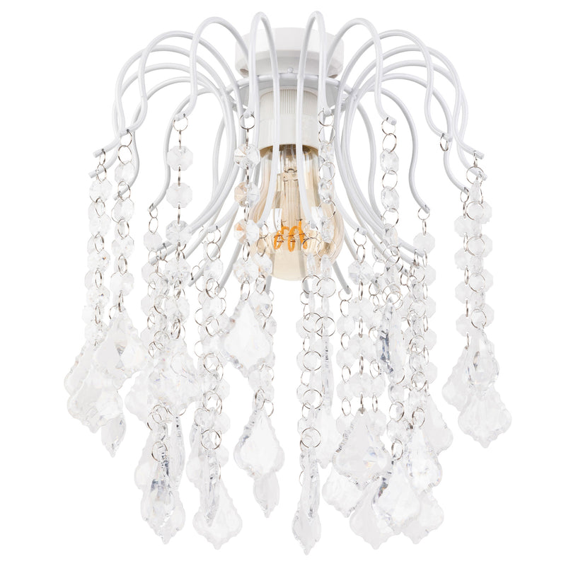 Brilliant Countess White  Luxury Batten Fix Shade