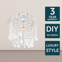 Brilliant Countess White  Luxury Batten Fix Shade