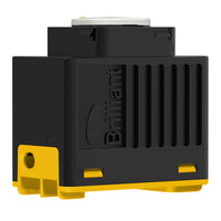 Brilliant Smart Black 2 Wire Push Button Dimmer Mech