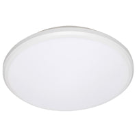 Brilliant Kleo White 23cm LED Slimline Oyster Ceiling Light