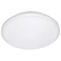 Brilliant Kleo White 30cm LED Slimline Oyster Ceiling Light