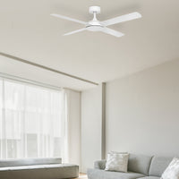 Brilliant White Tempest ABS 52" DC Ceiling Fan