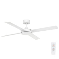 Brilliant White Tempest ABS 52" DC Ceiling Fan