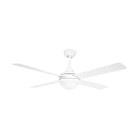 Brilliant White Tempo Plus 48'' AC 4-Blade Ceiling Fan with Light