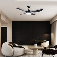 Brilliant Black Vector-II 48’’ AC Ceiling Fan with CCT LED Light