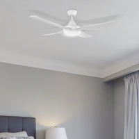 Brilliant White Vector-III 52’’ AC Ceiling Fan with CCT LED Light