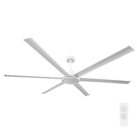 Brilliant White Colossus 84" DC Ceiling Fan 6-Blade