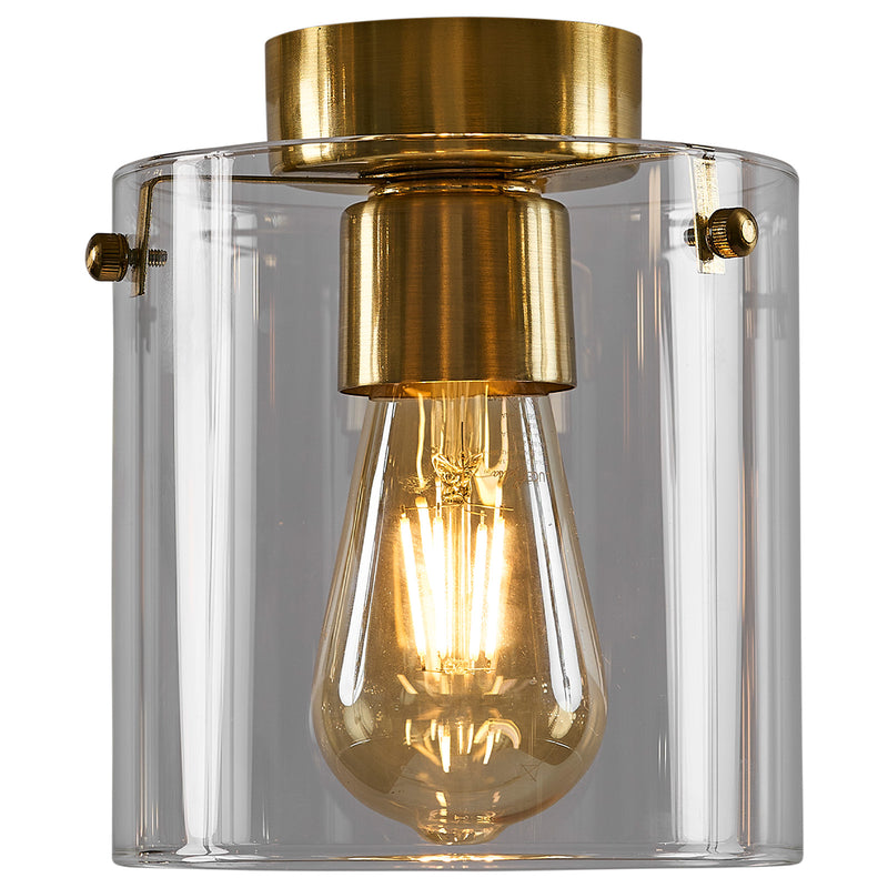 Brilliant Trova Brass DIY Fix Light Batten