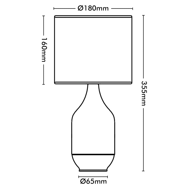 Brilliant Mani Table Lamp