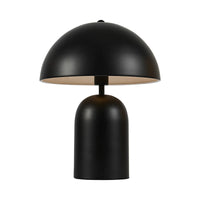 Brilliant Raff Black Table Lamp