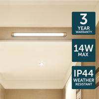 Brilliant Arista Brass 63cm LED Vanity Light