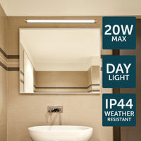 Brilliant Arista Brass 93cm LED Vanity Light