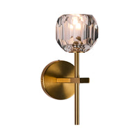 Brilliant Celeste Glass And Satin Brass  Vanity Light