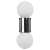 Brilliant Starlet Chrome Double Wall Vanity Light