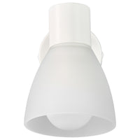 Brilliant Ateliar Matt White Wall Vanity Light