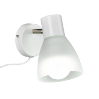 Brilliant Ateliar Matt White Wall Vanity Light