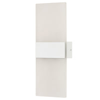 Brilliant Wisher Matt White LED Modern Wall Light