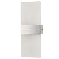 Brilliant Wisher Brushed Nickel LED Modern Wall Light