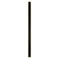 Brilliant Black Hendrick 22W 120cm LED Wall Light