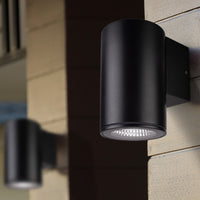 Brilliant Anka Plus Black 12W CCT Wall Light