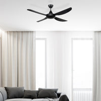 Brilliant Black Vector-II 56" AC ABS Ceiling Fan