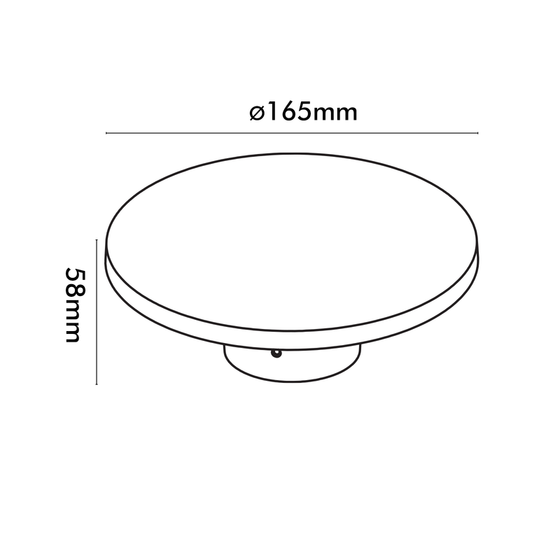 Brilliant White Tanner 17cm Architectural Wall Light
