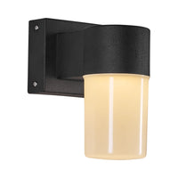 Brilliant Black Sergio Architectural LED Wall Light B22 Batten Fix