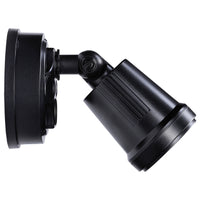 Brilliant Black  Raptor III Single LED Flood Light