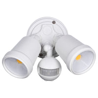 Brilliant White Raptor III Twin Security Light with Sensor