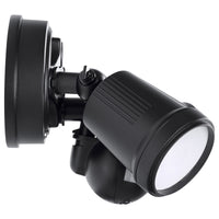 Brilliant Black Raptor III Twin Security Light with Sensor