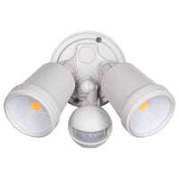 Brilliant Beige Raptor III Twin Security Light with Sensor