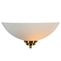 Brilliant Gatsby Brushed Brass Wall Sconce