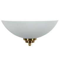 Brilliant Gatsby Brushed Brass Wall Sconce