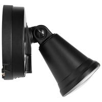 Brilliant Black Lamy DIY Single Head Security Light