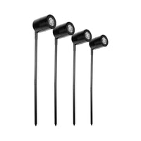 Brilliant Black Tate Garden Light Spike - 4 Pack