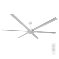 Brilliant White Colossus 120" DC Ceiling Fan 6-Blade