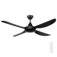 Brilliant Black Vector 48” DC Ceiling Fan