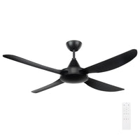 Brilliant Black Vector 56" DC Ceiling Fan