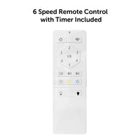 Brilliant Inaya White 132cm DC Ceiling Fan with CCT LED Light And Remote