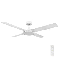 Brilliant Inaya White 132cm DC Ceiling Fan with CCT LED Light And Remote