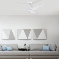 Brilliant White Pacifica 48’’ AC Ceiling Fan