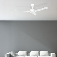 Brilliant White Solana 48" AC ABS Ceiling Fan