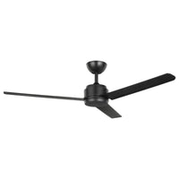 Brilliant Black Solana 48" AC ABS Ceiling Fan